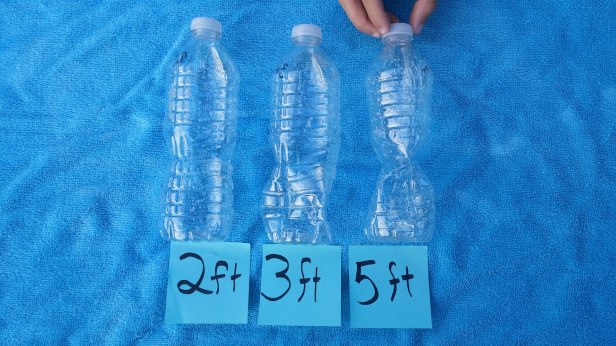 Depth bottle experiment